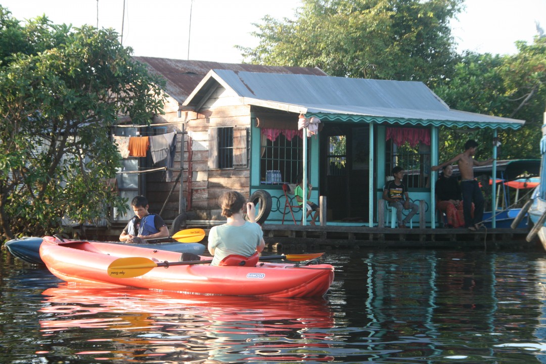 Kayaking Adventures on The Tonle Sap Lake – Floating Village